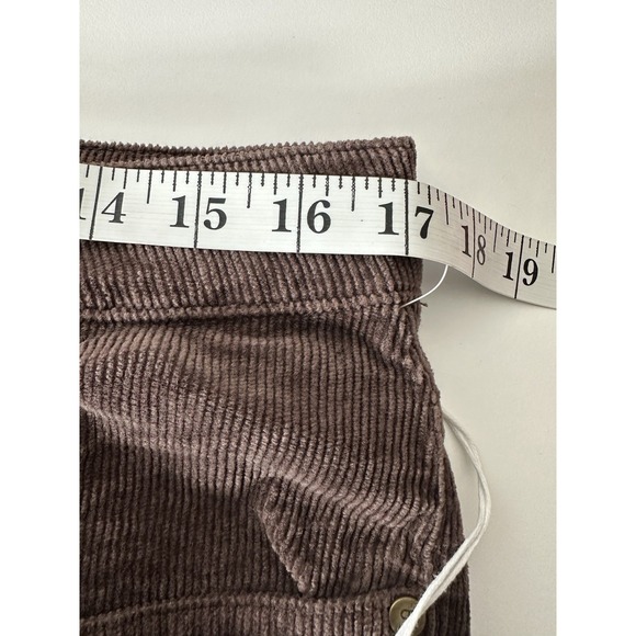 New Pilcro Anthropologie Corduroy Jeans Women Size‎ 33 Brown The YaYa High Rise - Picture 11 of 13